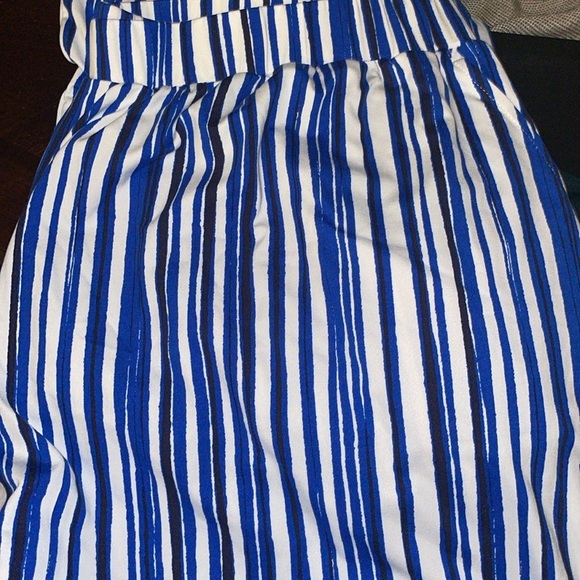 🆕 Elizabeth Clarke Striped Wide Leg Pants - Picture 5 of 5